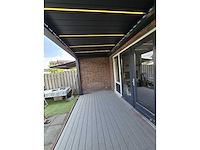 Garraf p150 terrasoverkapping 4x4m (louvre dak) pergola electrisch bediend - afbeelding 19 van  29