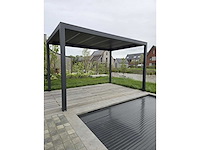 Garraf p150 terrasoverkapping 4x4m (louvre dak) pergola electrisch bediend - afbeelding 3 van  29