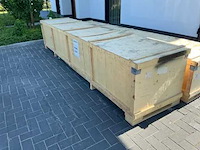 Garraf p150 terrasoverkapping 4x4m (louvre dak) pergola electrisch bediend - afbeelding 8 van  10