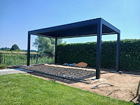 Garraf p150 terrasoverkapping 4x4m (louvre dak) pergola electrisch bediend - afbeelding 23 van  34