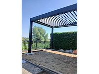 Garraf p150 terrasoverkapping 4x5m (louvre dak) pergola electrisch bediend - afbeelding 32 van  38