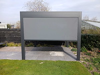 Garraf p150 terrasoverkapping 4x5m (louvre dak) pergola electrisch bediend - afbeelding 10 van  18