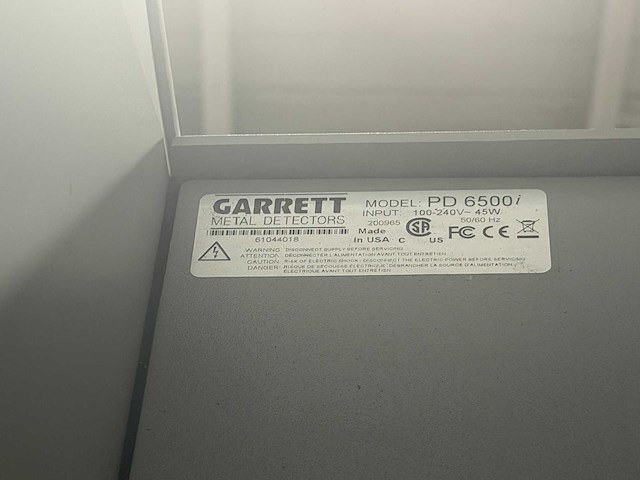 Garrett - pinpoint pd 6500i - walk-through metaaldetector/detectiepoort - afbeelding 2 van  3