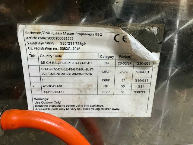 Gas bbq (3x) - afbeelding 5 van  6