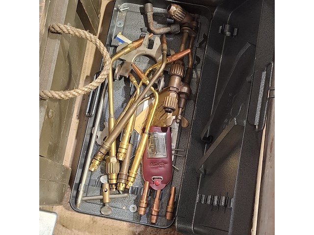 Gas brander set en diverse doppen sets, o.a. heyco - afbeelding 6 van  12