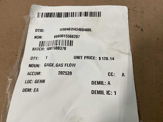 Gas flow gage - afbeelding 1 van  4