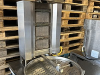 Gas shoarma-/gyrosgrill op rvs onderstel - afbeelding 2 van  5