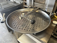 Gas shoarma-/gyrosgrill op rvs onderstel - afbeelding 4 van  5