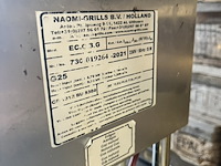 Gas shoarma-/gyrosgrill op rvs onderstel - afbeelding 5 van  5