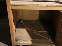 Gasbarbecue incl. verrijdbare houten kast - 60x50x93cm - afbeelding 3 van  6