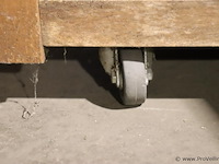 Gasbarbecue incl. verrijdbare houten kast - 60x50x93cm - afbeelding 4 van  6