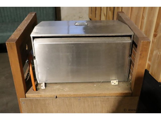 Gasbarbecue incl. verrijdbare houten kast - 60x50x93cm - afbeelding 6 van  6