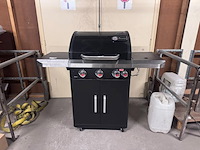 Gasbarbecue landmann, rexon 3.1, zwart - afbeelding 2 van  6