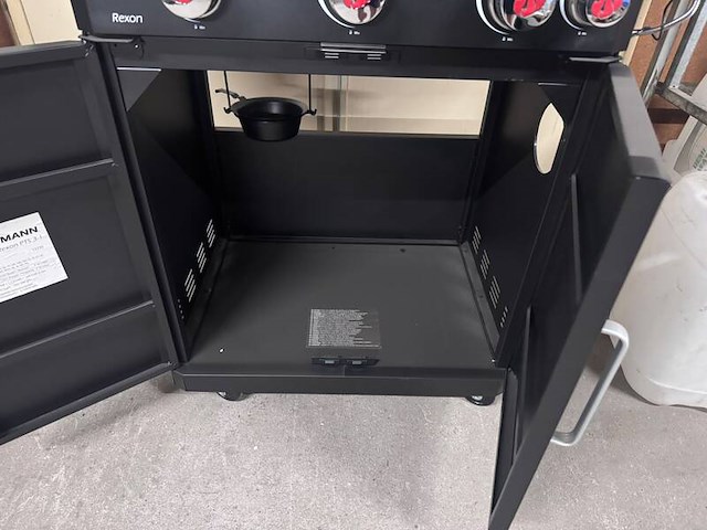 Gasbarbecue landmann, rexon 3.1, zwart - afbeelding 6 van  6