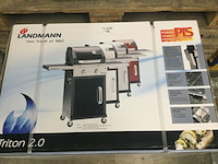 Gasbarbecue landmann, triton 2.0, rood - afbeelding 2 van  5