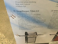 Gasbarbecue landmann, triton 2.0, rood - afbeelding 5 van  5