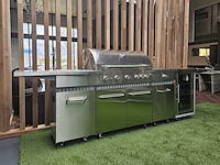 Gasbarbecue vonato rvs keuken grill elite 6 zilverkleurig, rvs (mat) - afbeelding 1 van  10