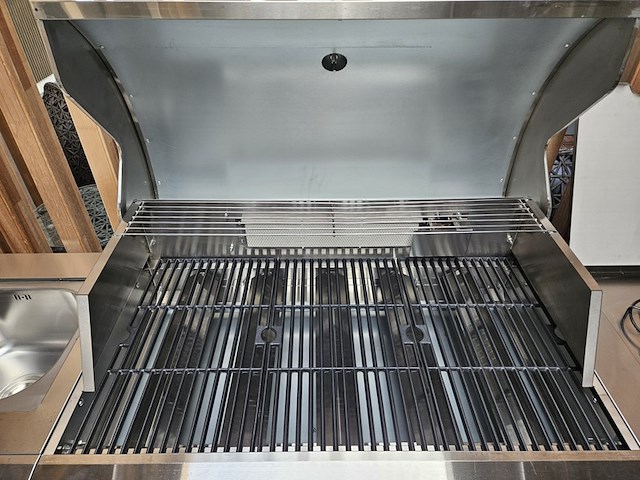 Gasbarbecue vonato rvs keuken grill elite 6 zilverkleurig, rvs (mat) - afbeelding 5 van  10