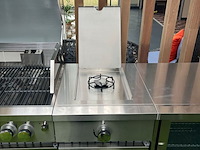 Gasbarbecue vonato rvs keuken grill elite 6 zilverkleurig, rvs (mat) - afbeelding 9 van  10