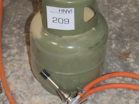 Gasbrander met gasfles. - afbeelding 2 van  2