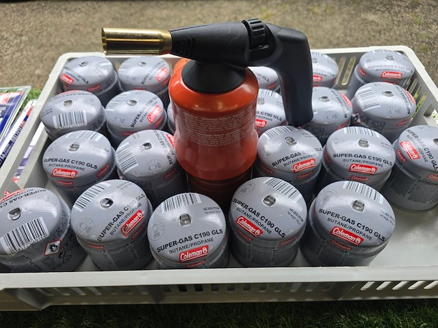 Gasbrander met gasvullingen universeel, partij - afbeelding 2 van  6