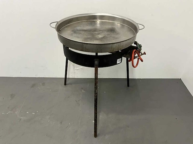 Gasbrander met paellapan - afbeelding 1 van  5