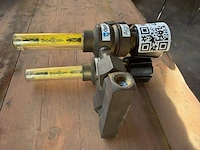 Gasdoorstroommeter, optimator, argon-mix, messingkleur, dubbele flowmeter – gasfittingen - afbeelding 2 van  5