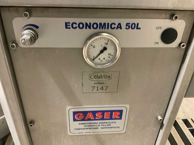 Gaser economica 50l vulmachine - afbeelding 5 van  9