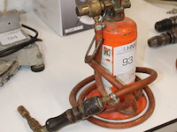 Gasfles met brander / branderset. - afbeelding 2 van  2