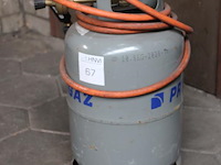 Gasfles met gasbrander. - afbeelding 2 van  2