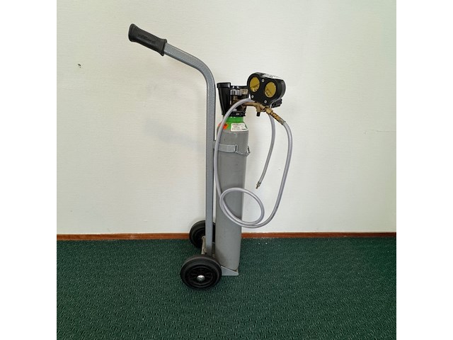 Gasfleskar met manometer, matador/supergas, formeergas, inclusief manometer - afbeelding 1 van  6