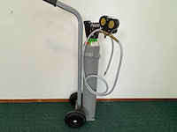 Gasfleskar met manometer, matador/supergas, formeergas, inclusief manometer
