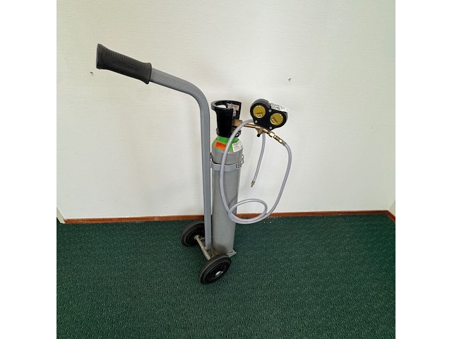 Gasfleskar met manometer, matador/supergas, formeergas, inclusief manometer - afbeelding 2 van  6