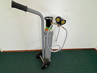 Gasfleskar met manometer, matador/supergas, formeergas, inclusief manometer - afbeelding 2 van  6