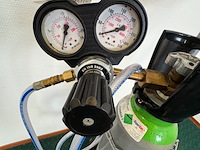 Gasfleskar met manometer, matador/supergas, formeergas, inclusief manometer - afbeelding 3 van  6