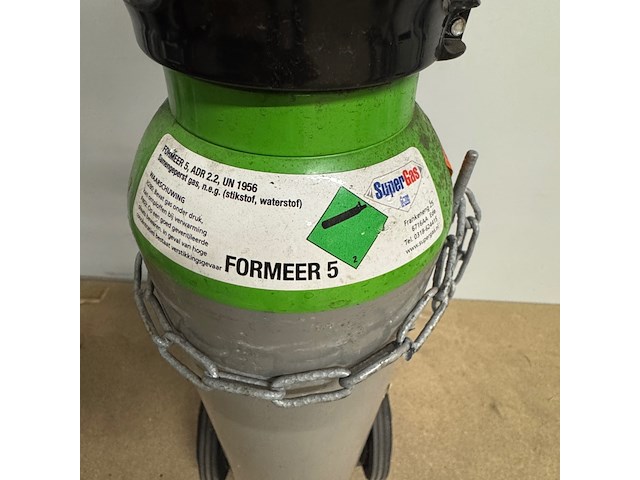 Gasfleskar met manometer matador/supergas, formeergas, inclusief manometer - afbeelding 3 van  3