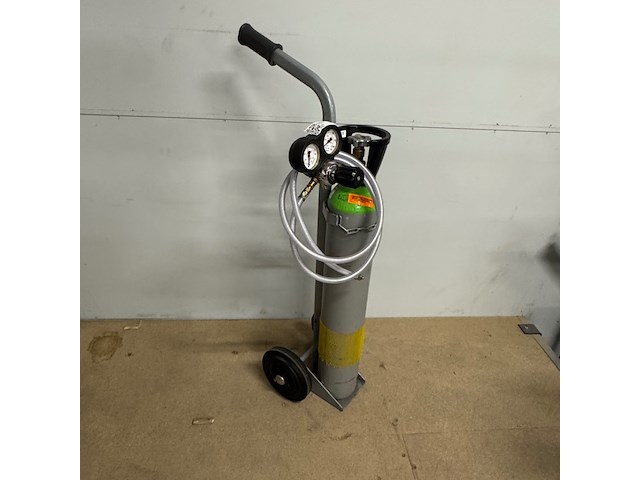 Gasfleskar met manometer, matador/supergas, formeergas - afbeelding 1 van  5
