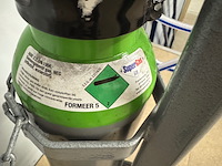 Gasfleskar met manometer, matador/supergas, formeergas - afbeelding 2 van  5