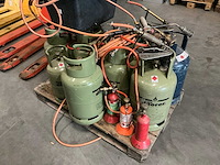 Gasflessen met branders (13x)