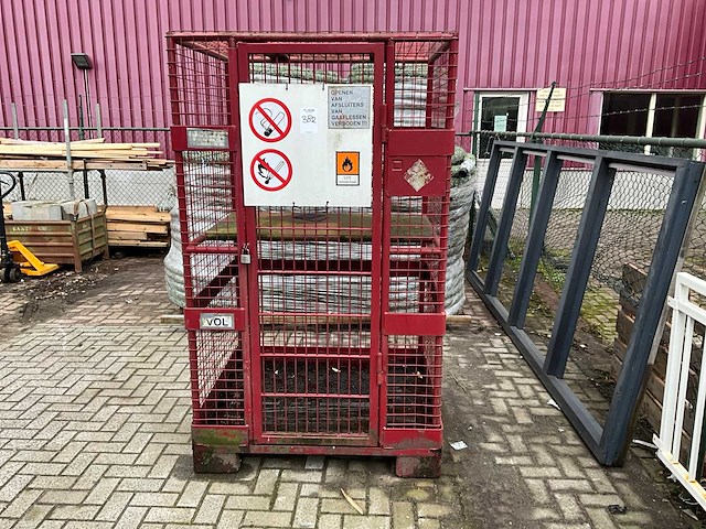 Gasflessen opslagcontainer - afbeelding 1 van  4