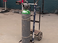 Gasfleswagen met cilinder argon - afbeelding 1 van  9