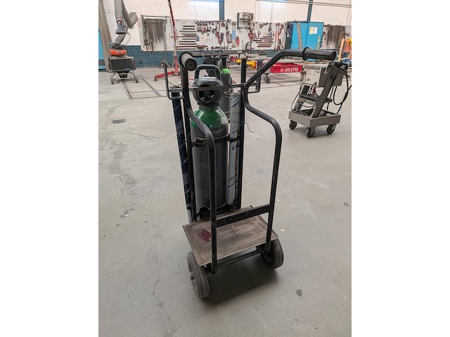 Gasfleswagen met cilinder argon - afbeelding 4 van  9