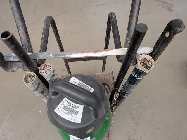 Gasfleswagen met cilinder argon - afbeelding 6 van  9