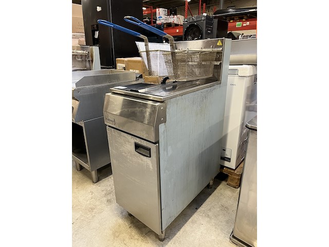 Gasfriteuse 21 liter, 2x frituurmand profinox, c14 - afbeelding 1 van  5