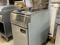 Gasfriteuse 21 liter, 2x frituurmand profinox, c14 - afbeelding 1 van  5