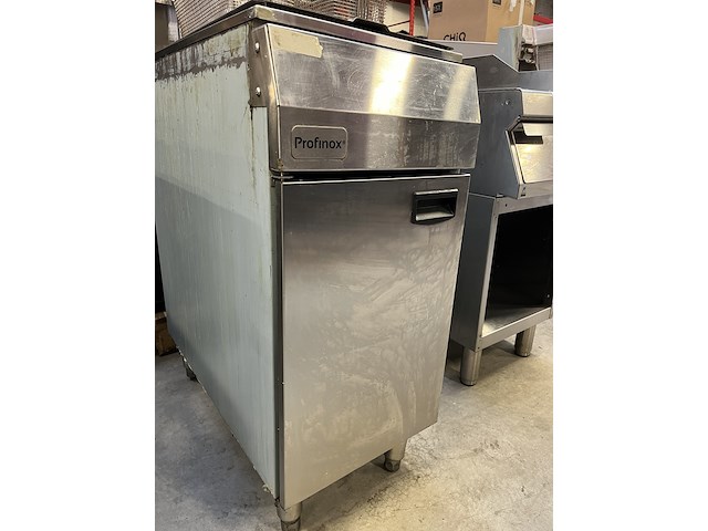 Gasfriteuse 21 liter, 2x frituurmand profinox, c14 - afbeelding 2 van  6