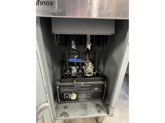 Gasfriteuse 21 liter, 2x frituurmand profinox, c14 - afbeelding 3 van  6