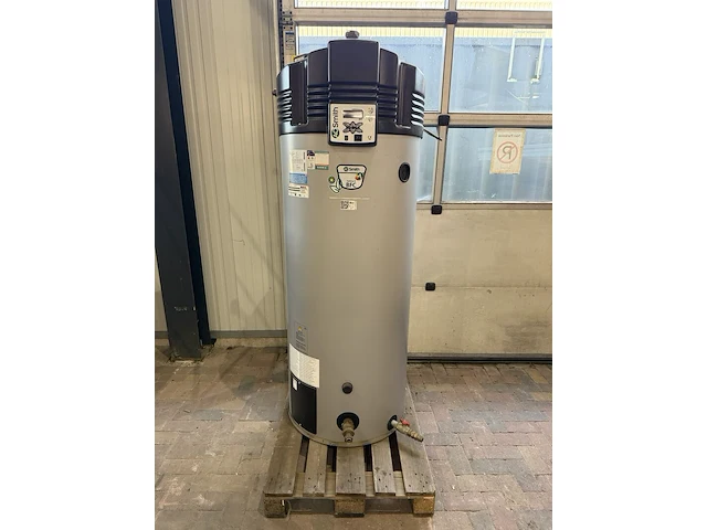 Gasgestookte hr-warmwaterboiler, a.o. smith, cyclone iii bfc 50, grijs/zwart, 368 liter | ca. 50,3 kw, 2009 - afbeelding 1 van  6