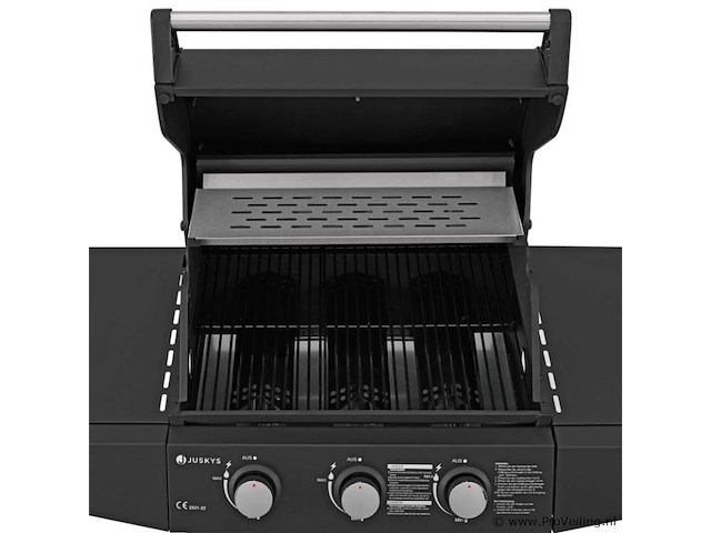 Gasgrill / barbecue louisiana 3 branders - afbeelding 6 van  14