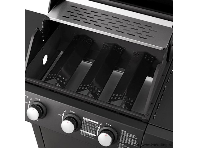 Gasgrill / barbecue louisiana 3 branders - afbeelding 8 van  14